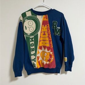 Rick and MortyColorful Graphic Sweatshirt-size small